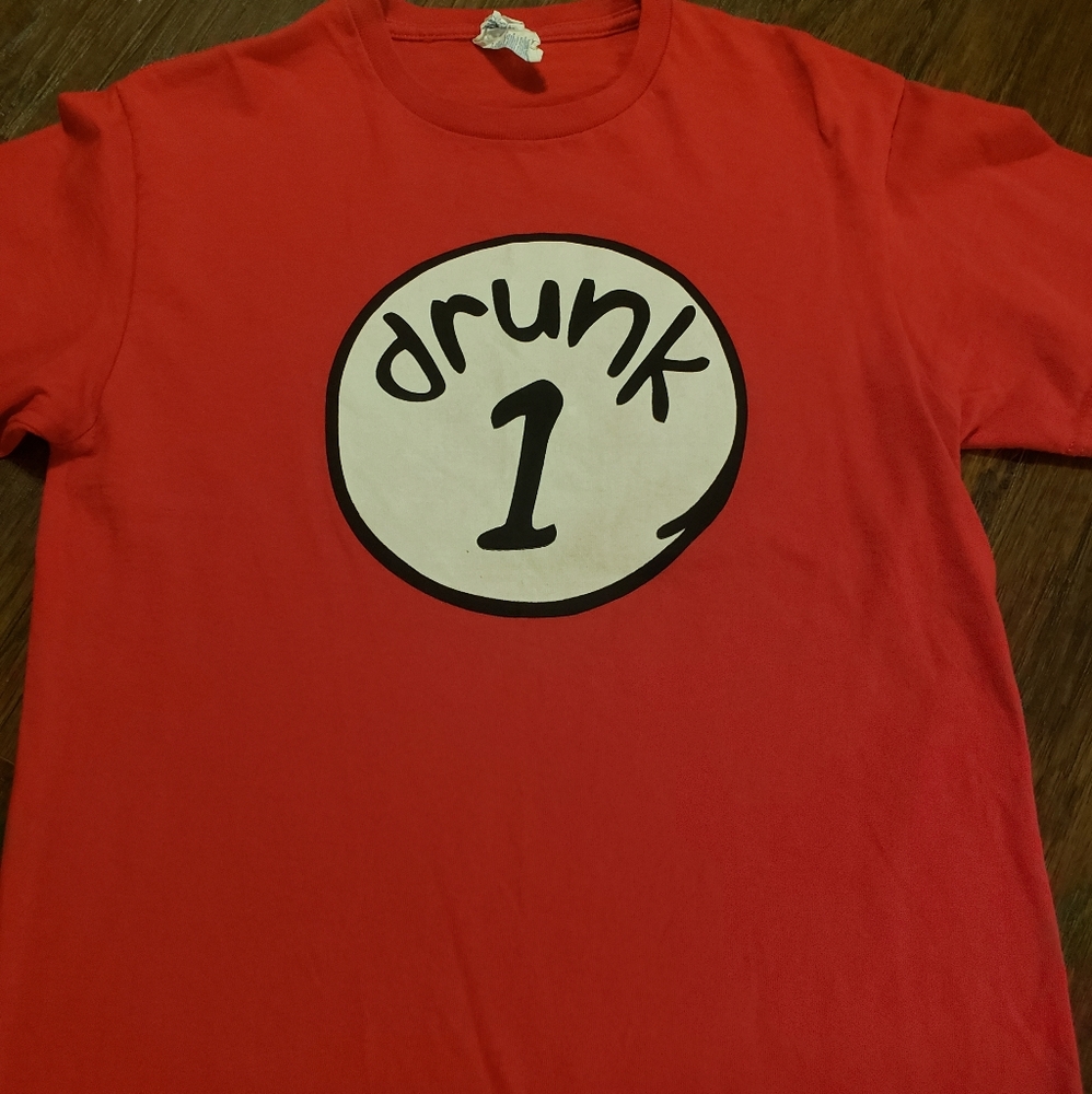 Drunk 1- Dr. Suess inspired graphic tshirt